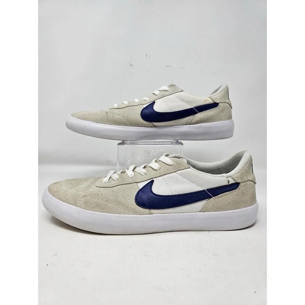 Nike Mens SB Heritage‎ Vulc White Royal Blue Skateboarding Size 11.5 CD5010-105